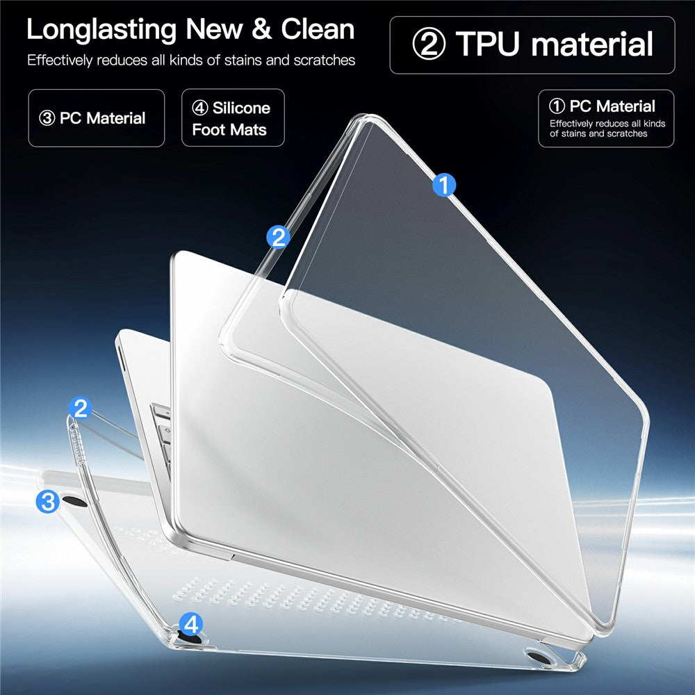 For MacBook Neo 13 inch (2026) Drop Proof Protective Case Matte PC + TPU Laptop Cover