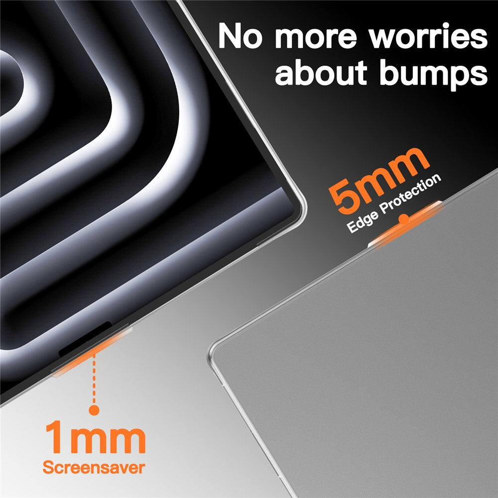 Protective Case for MacBook Pro 14 inch (2026) / (2025) / (2024) / (2023) / (2022) / (2021) Drop Proof Matte PC + TPU Laptop Cover