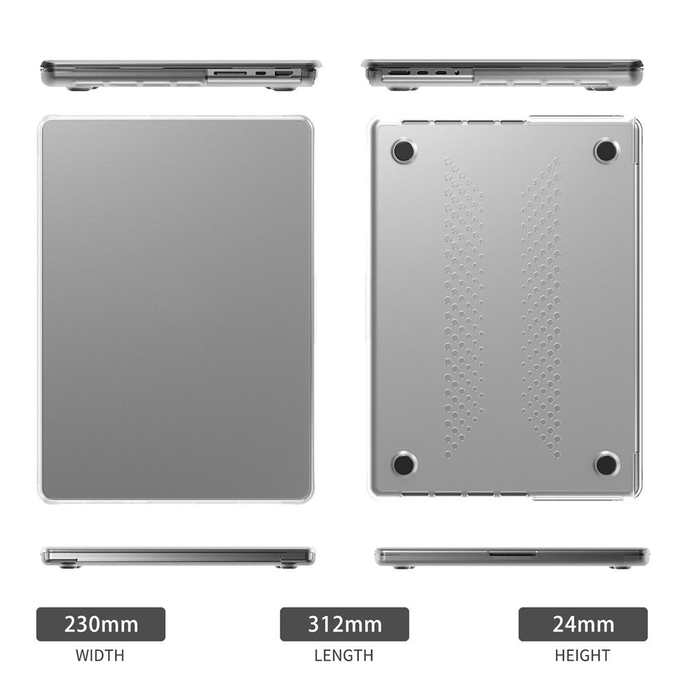 Protective Case for MacBook Pro 14 inch (2026) / (2025) / (2024) / (2023) / (2022) / (2021) Drop Proof Matte PC + TPU Laptop Cover