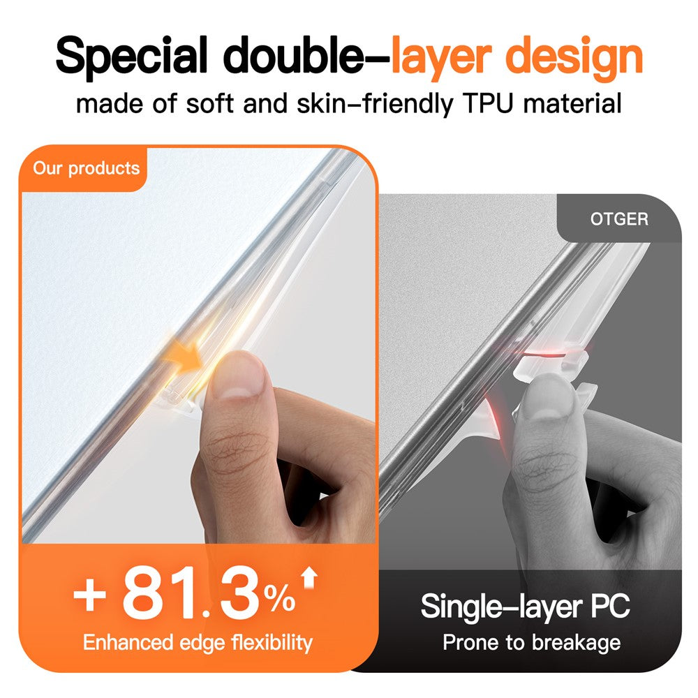 Protective Case for MacBook Air 13 inch (2026) / (2025) / (2024) / (2022) Drop Proof Matte PC + TPU Laptop Cover