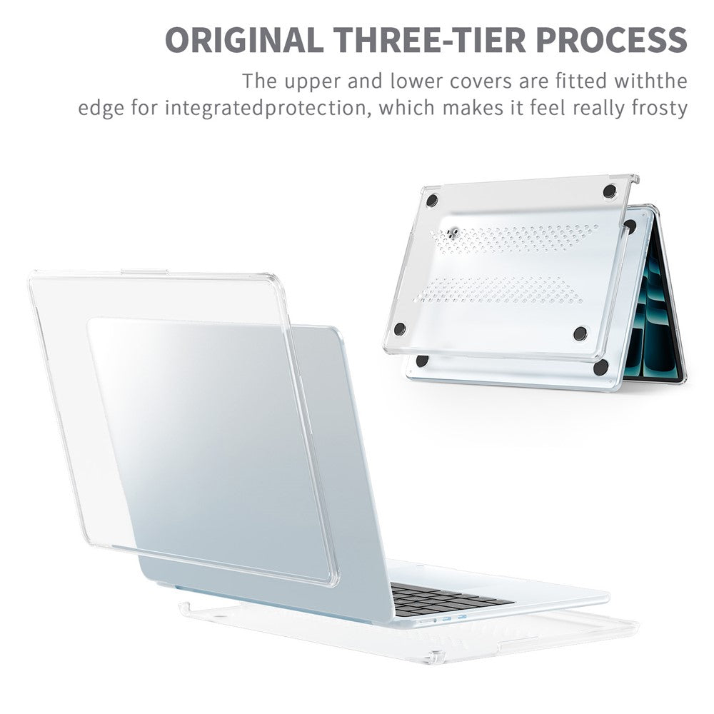 Protective Case for MacBook Air 13 inch (2026) / (2025) / (2024) / (2022) Drop Proof Matte PC + TPU Laptop Cover