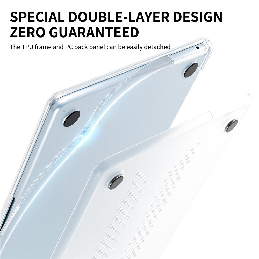 Protective Case for MacBook Air 13 inch (2026) / (2025) / (2024) / (2022) Drop Proof Matte PC + TPU Laptop Cover