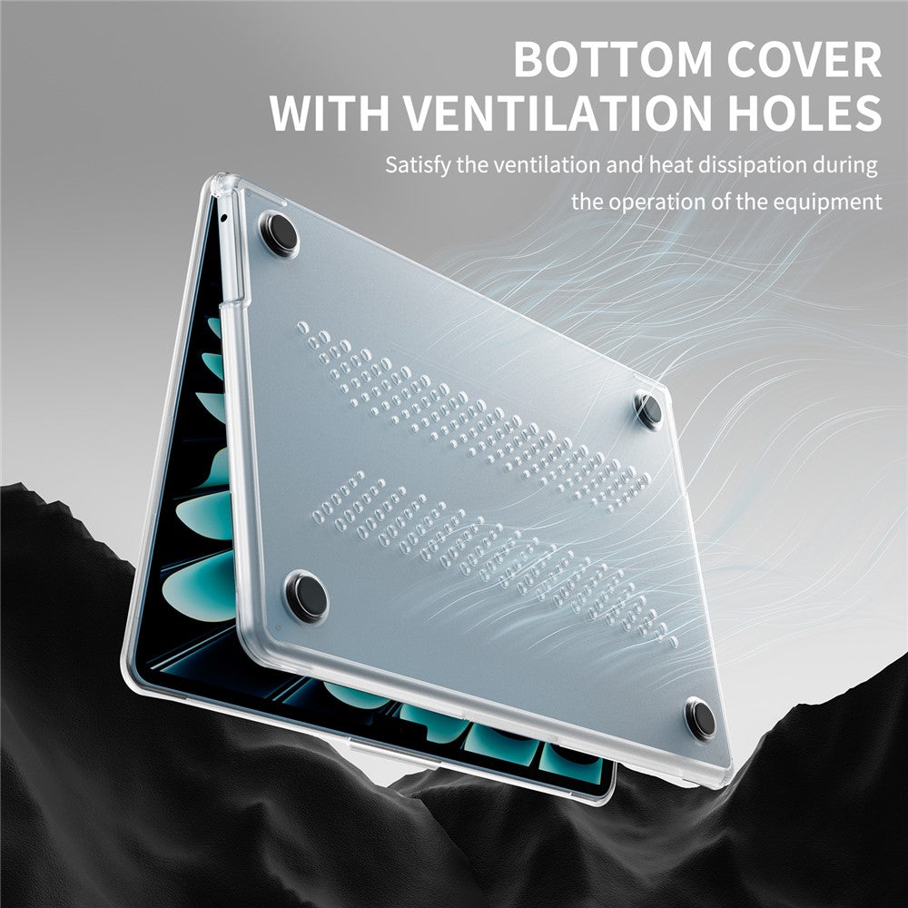 Protective Case for MacBook Air 13 inch (2026) / (2025) / (2024) / (2022) Drop Proof Matte PC + TPU Laptop Cover