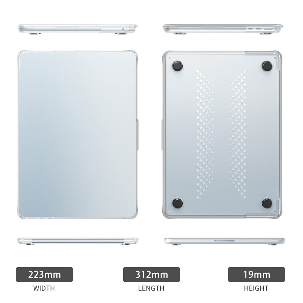 Protective Case for MacBook Air 13 inch (2026) / (2025) / (2024) / (2022) Drop Proof Matte PC + TPU Laptop Cover