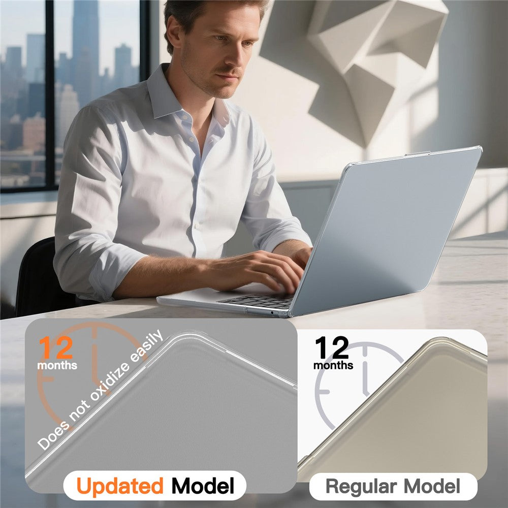 Protective Case for MacBook Air 13 inch (2026) / (2025) / (2024) / (2022) Drop Proof Matte PC + TPU Laptop Cover