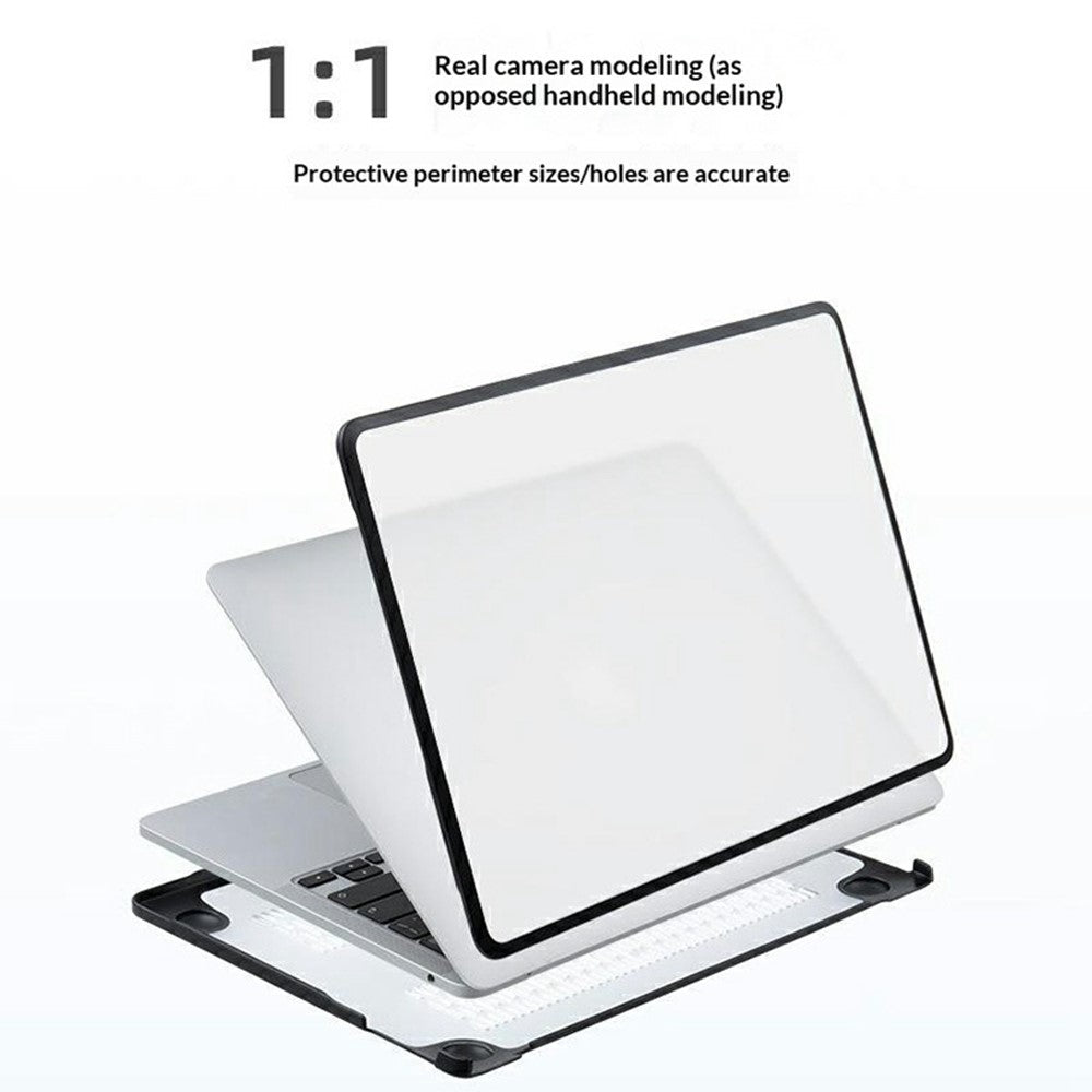 Laptop Protective Case For MacBook Pro 16 inch (2026) / (2025) / (2024) / (2023) / (2021) TPU+PC Frosted Matte Hard Shell Cover
