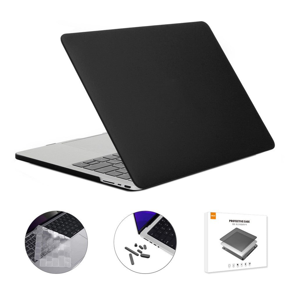 ENKAY HAT PRINCE for MacBook Pro 14 inch (2026) A3427 A3426 / (2025) A3434 A3112 A3185 A3401 / (2024) A2918 A2992 / (2023) A2779 / (2022) / (2021) A2442 (EU) PC Laptop Cover + Keyboard Skin + Anti-Dust Plugs