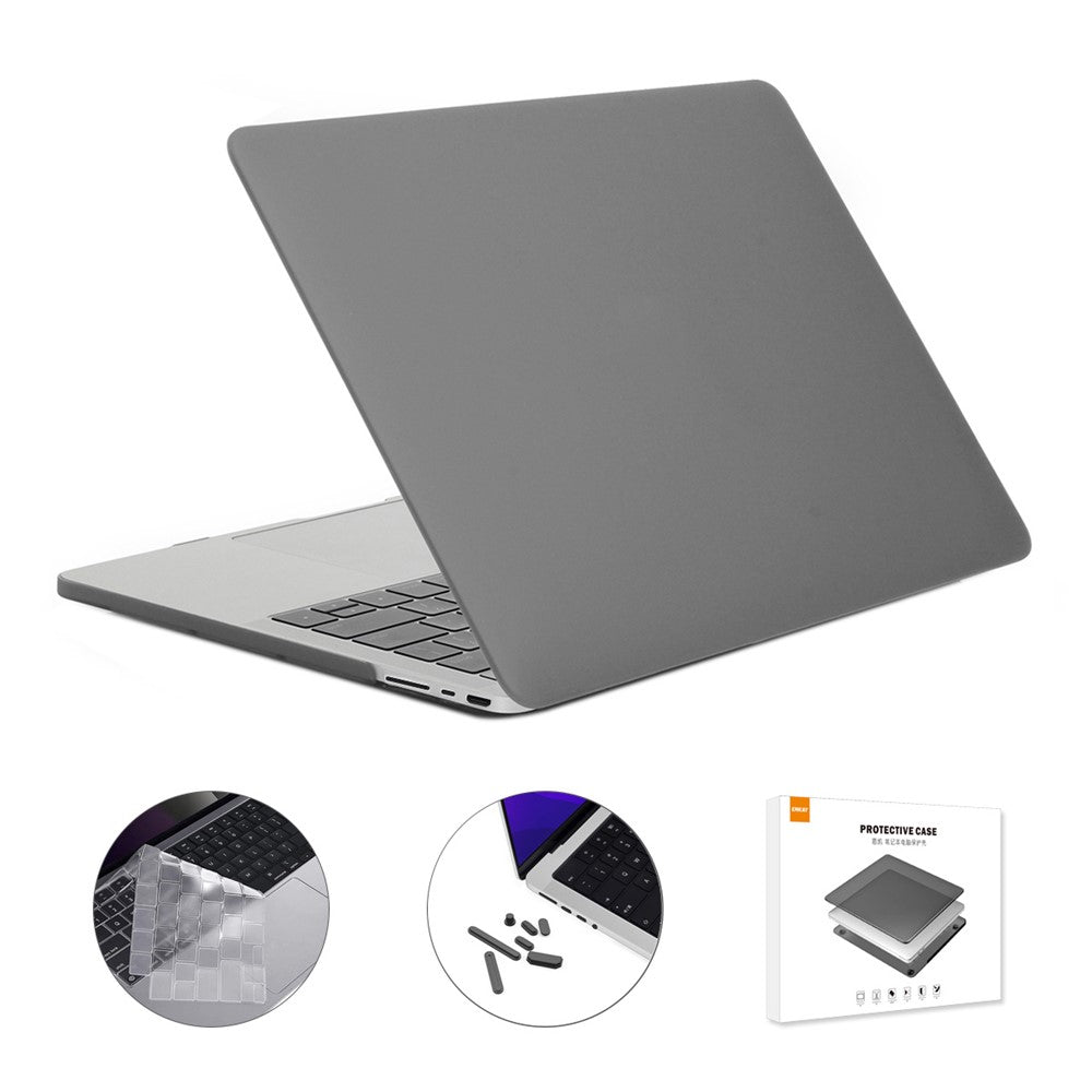 ENKAY HAT PRINCE for MacBook Pro 14 inch (2026) A3427 A3426 / (2025) A3434 A3112 A3185 A3401 / (2024) A2918 A2992 / (2023) A2779 / (2022) / (2021) A2442 (EU) PC Laptop Cover + Keyboard Skin + Anti-Dust Plugs
