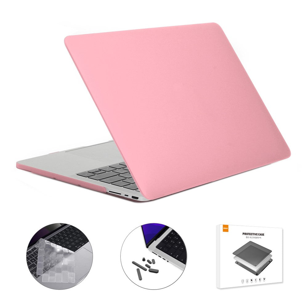 ENKAY HAT PRINCE for MacBook Pro 14 inch (2026) A3427 A3426 / (2025) A3434 A3112 A3185 A3401 / (2024) A2918 A2992 / (2023) A2779 / (2022) / (2021) A2442 (EU) PC Laptop Cover + Keyboard Skin + Anti-Dust Plugs