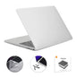 ENKAY HAT PRINCE for MacBook Pro 16 inch (2026) A3429 A3428 / (2025) A3186 A3403 / (2024) A2991 / (2023) A2780 / (2021) A2485 (EU Version) PC Laptop Cover + Keyboard Skin + Dust Plugs