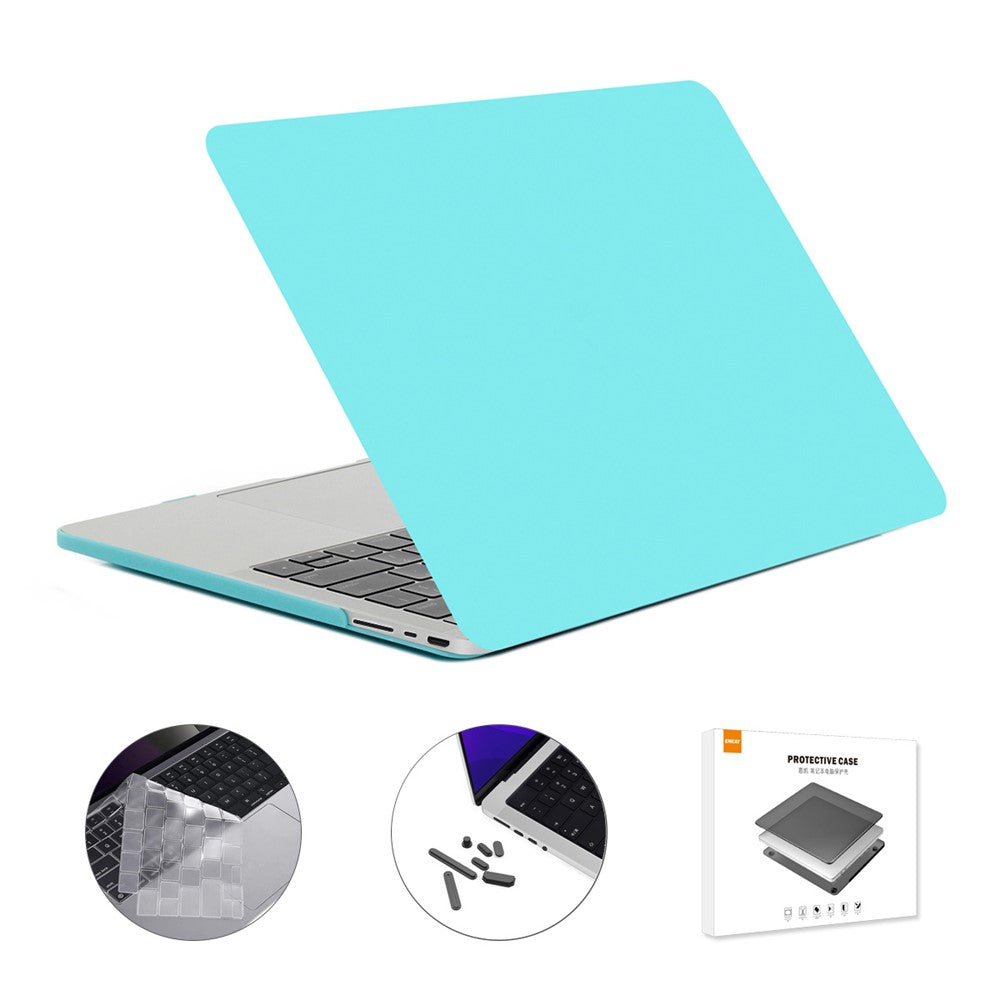 ENKAY HAT PRINCE for MacBook Pro 16 inch (2026) A3429 A3428 / (2025) A3186 A3403 / (2024) A2991 / (2023) A2780 / (2021) A2485 (EU Version) PC Laptop Cover + Keyboard Skin + Dust Plugs