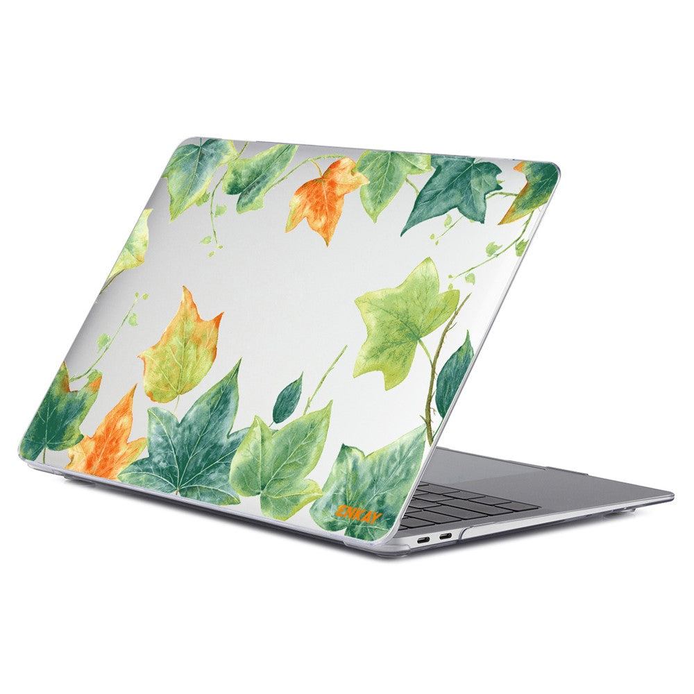 ENKAY HAT PRINCE for MacBook Pro 13 inch (2020) A2251/A2289/A2338 Forest Series Pattern Design Polycarbonate Laptop Case Full Protection Notebook Cover