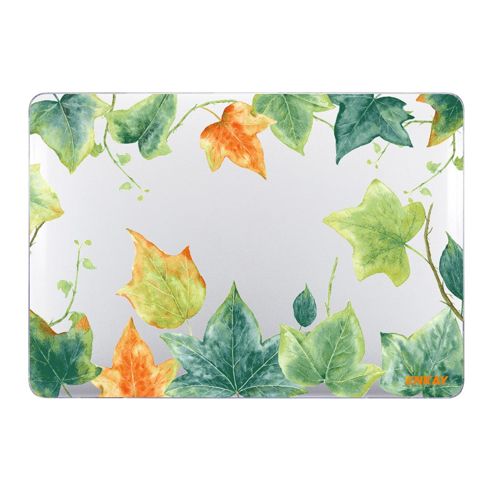 ENKAY HAT PRINCE for MacBook Pro 16 inch (2019) A2141 Forest Series Pattern Design Scratch-resistant Hard PC Laptop Protective Case Shell Polycarbonate Notebook Cover