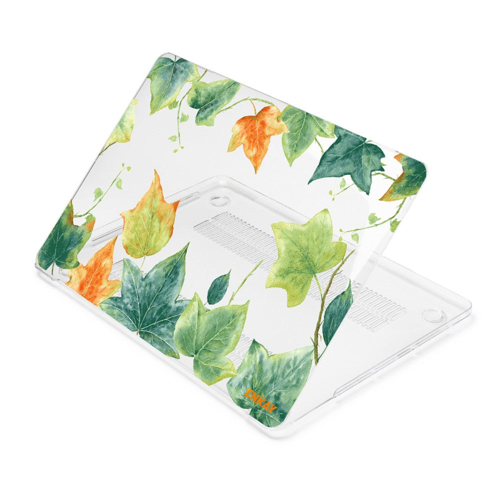 ENKAY HAT PRINCE for MacBook Pro 16 inch (2019) A2141 Forest Series Pattern Design Scratch-resistant Hard PC Laptop Protective Case Shell Polycarbonate Notebook Cover