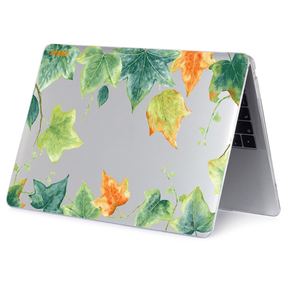 ENKAY HAT PRINCE for MacBook Pro 16 inch (2019) A2141 Forest Series Pattern Design Scratch-resistant Hard PC Laptop Protective Case Shell Polycarbonate Notebook Cover