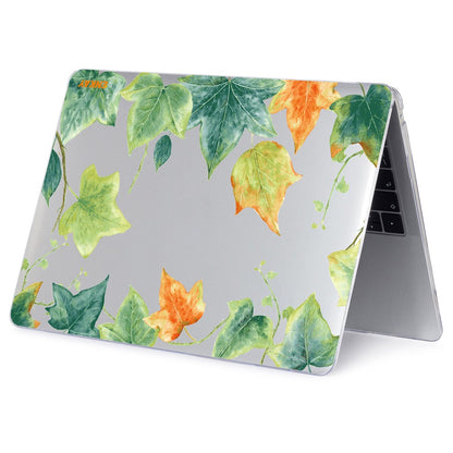 ENKAY HAT PRINCE for MacBook Pro 13 inch (2016-2017) A1706 A1708/(2018-2019) A1989/ (2019) A2159 Forest Series Heat Dissipation Laptop Case Pattern Design Hard PC Polycarbonate Notebook Protective Case