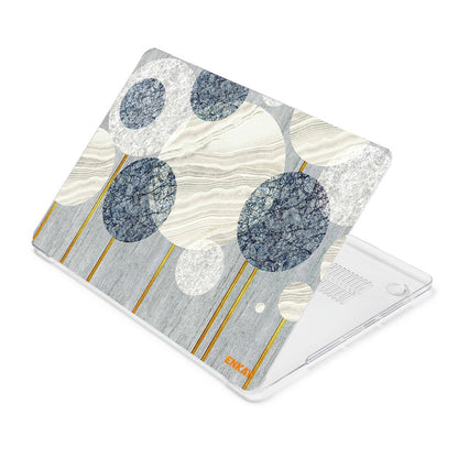 ENKAY HAT PRINCE for MacBook Air 13 inch (2018-2019) A1932 Geometry Series Crystal Clear Hard PC Laptop Protective Case Polycarbonate Notebook Cover