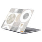 ENKAY HAT PRINCE for MacBook Air 13 inch (2018-2019) A1932 Geometry Series Crystal Clear Hard PC Laptop Protective Case Polycarbonate Notebook Cover