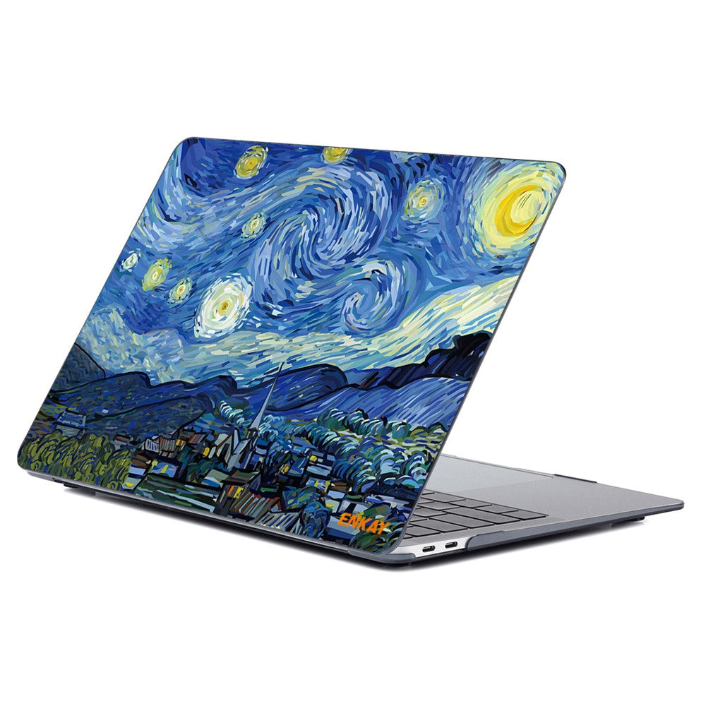 ENKAY HAT PRINCE for MacBook Pro 13 inch (2016-2017) A1706 A1708/ (2018-2019) A1989/ (2019) A2159 Natural Pattern Heavy Duty Heat Dissipation Hard PC Shell Case
