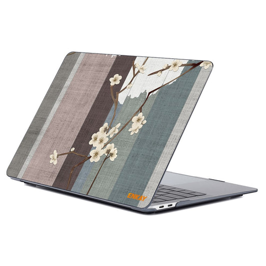 ENKAY HAT PRINCE for MacBook Pro 16 inch (2026) A3429 A3428 / (2025) A3186 A3403 / (2024) A2991 / (2023) A2780 / (2021) A2485 Vintage Flowers Patterns Series PC Laptop Case