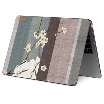 ENKAY HAT PRINCE for MacBook Pro 16 inch (2026) A3429 A3428 / (2025) A3186 A3403 / (2024) A2991 / (2023) A2780 / (2021) A2485 Vintage Flowers Patterns Series PC Laptop Case