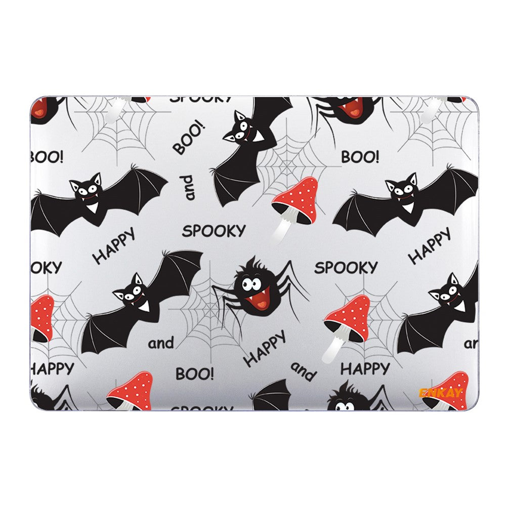 ENKAY HAT PRINCE for MacBook Air 13 inch (2018-2019) A1932/(2020) A2179/(2020) A2337 Cute Animals Series Transparent Patterned Hard PC Laptop/Notebook Protective Case