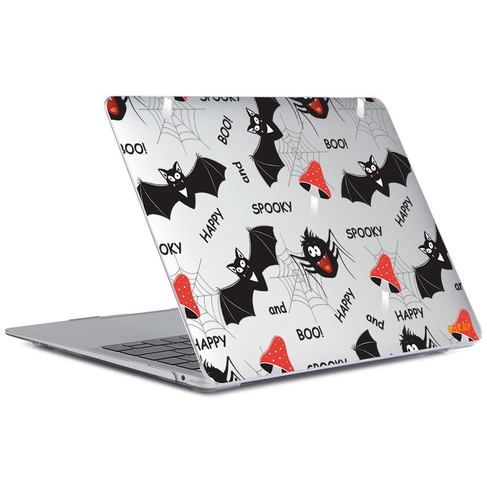 ENKAY HAT PRINCE for MacBook Air 13 inch (2018-2019) A1932/(2020) A2179/(2020) A2337 Cute Animals Series Transparent Patterned Hard PC Laptop/Notebook Protective Case