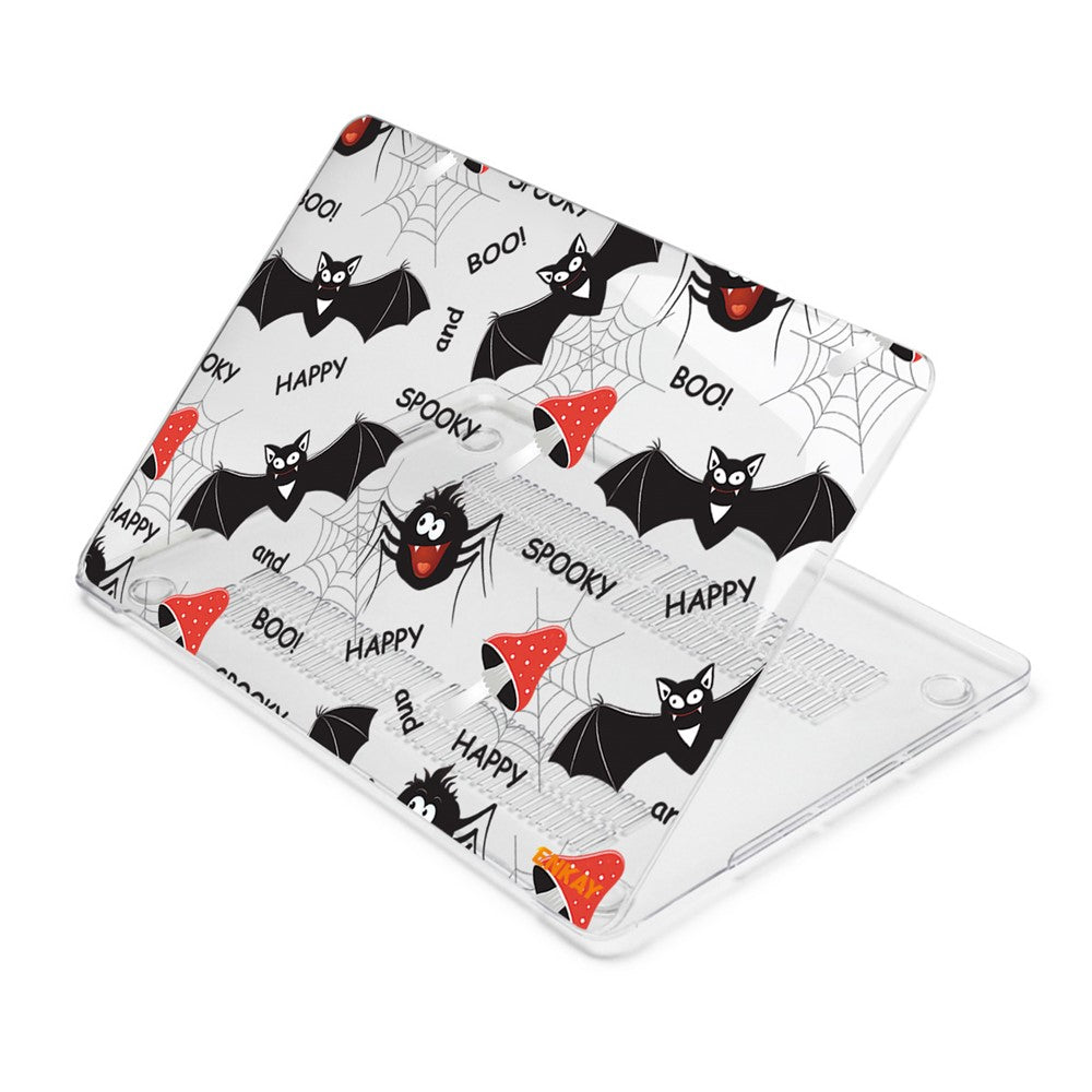 ENKAY HAT PRINCE for MacBook Air 13 inch (2018-2019) A1932/(2020) A2179/(2020) A2337 Cute Animals Series Transparent Patterned Hard PC Laptop/Notebook Protective Case