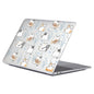 ENKAY HAT PRINCE for MacBook Air 13 inch (2018-2019) A1932/(2020) A2179/(2020) A2337 Cute Animals Series Transparent Patterned Hard PC Laptop/Notebook Protective Case