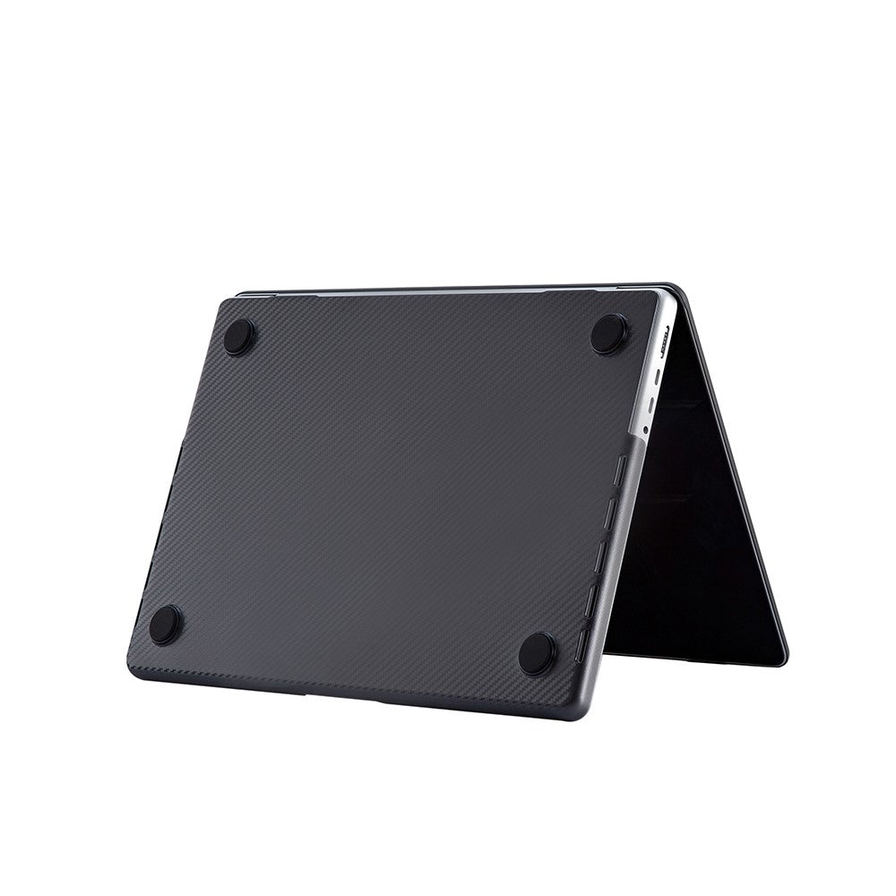 For MacBook Pro 16 inch (2026) A3429 A3428 / (2025) A3186 A3403 / (2024) A2991 / (2023) A2780 / (2021) A2485 Carbon Fiber Texture Hard Laptop Cover Shock-Absorbent Hardshell Case