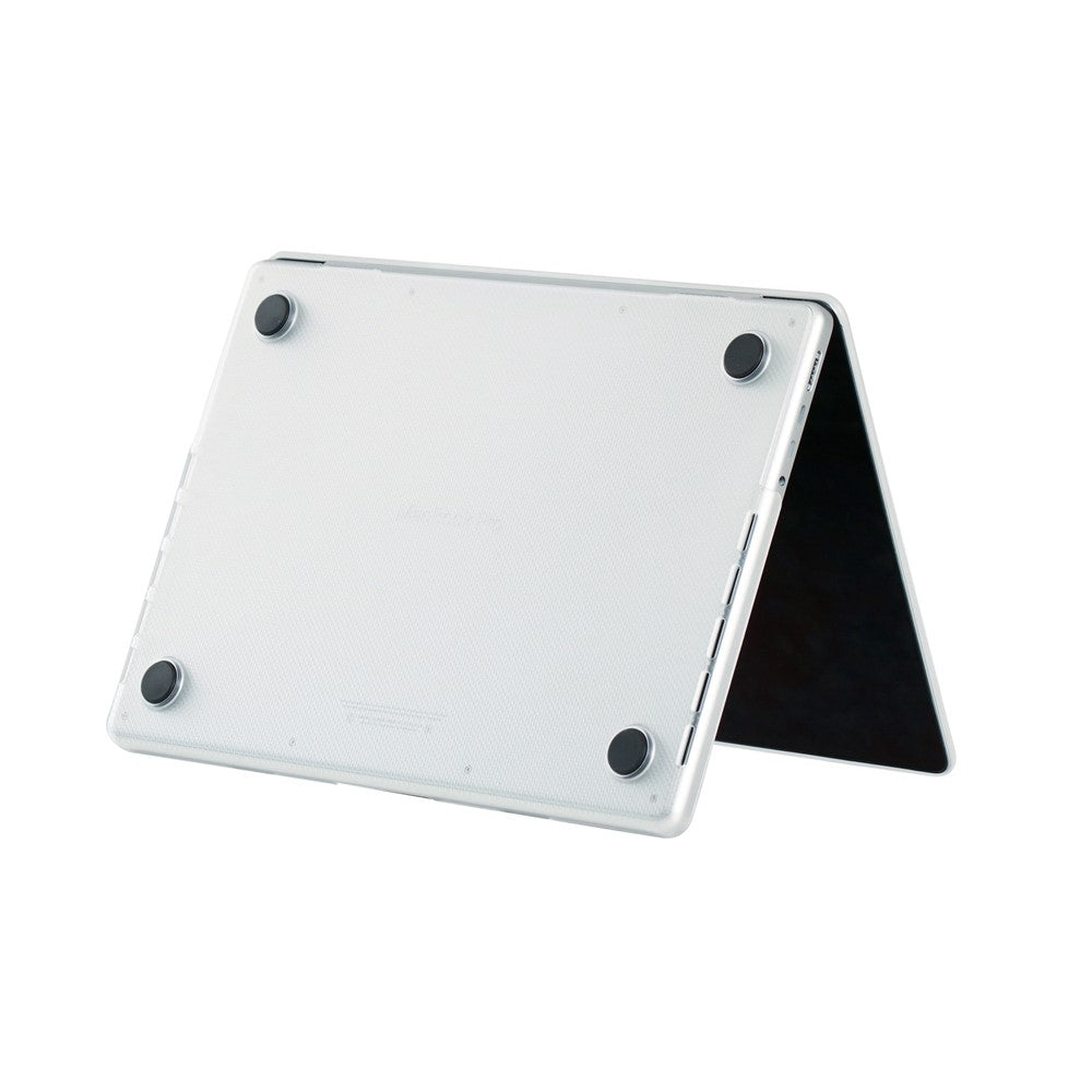 For MacBook Pro 16 inch (2026) A3429 A3428 / (2025) A3186 A3403 / (2024) A2991 / (2023) A2780 / (2021) A2485 Dot Texture Hard Laptop Cover Scratch-Resistant Hardshell Case with Foot Pad