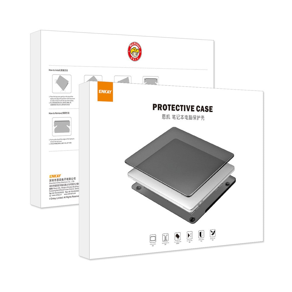 ENKAY HAT PRINCE for MacBook Air 13 inch (2026) A3449 / (2025) A3240 / (2024) A3113 / (2022) A2681 Case + Ultra Slim TPU Keyboard Film