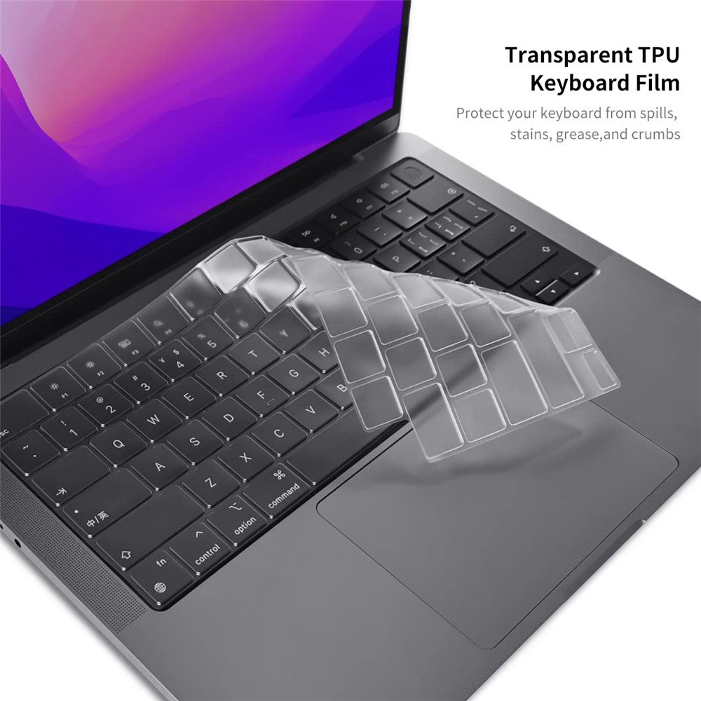 ENKAY HAT PRINCE for MacBook Air 13 inch (2026) A3449 / (2025) A3240 / (2024) A3113 / (2022) A2681 Case + Ultra Slim TPU Keyboard Film