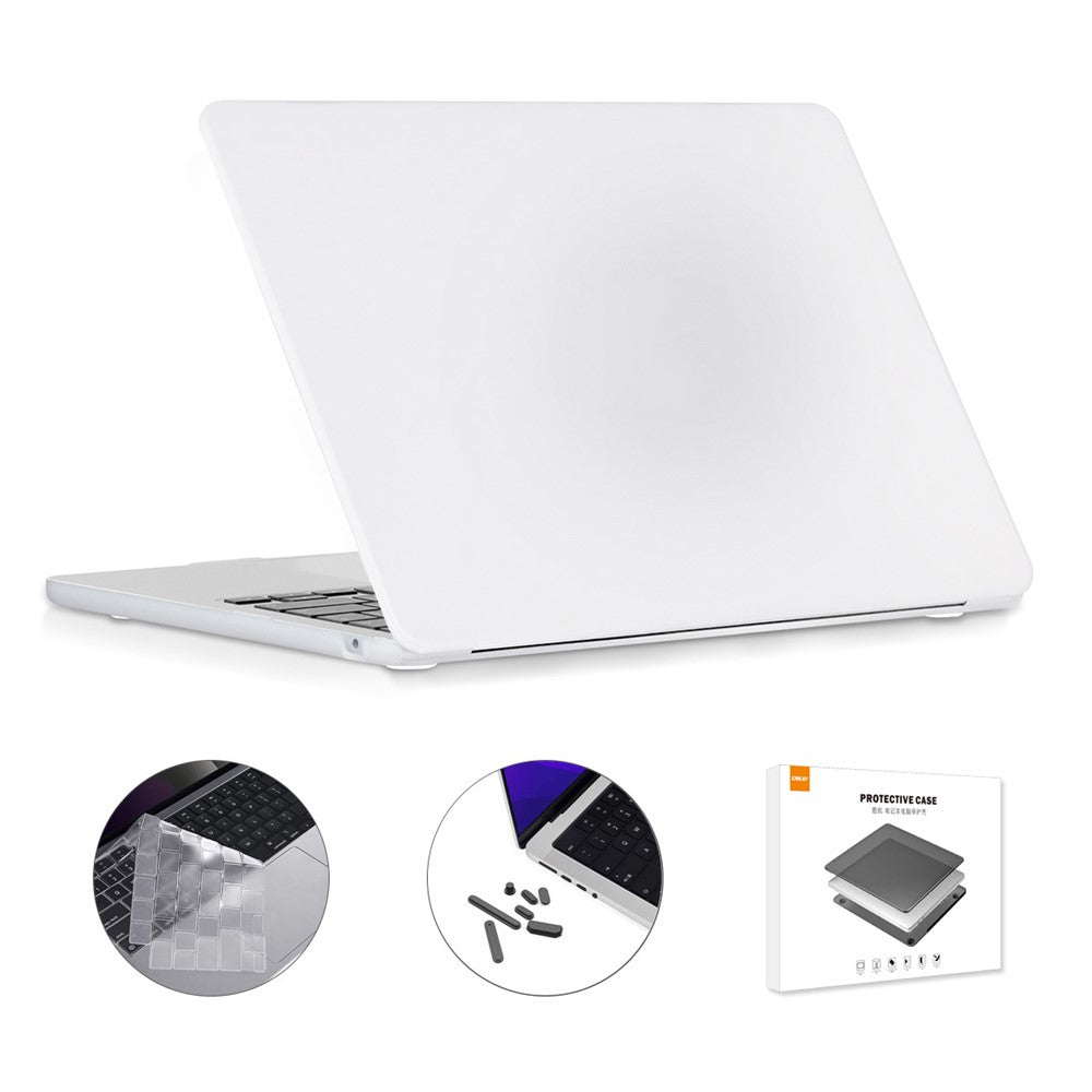 ENKAY HAT PRINCE for MacBook Air 13 inch (2026) A3449 / (2025) A3240 / (2024) A3113 / (2022) A2681 Case + Ultra Slim TPU Keyboard Film