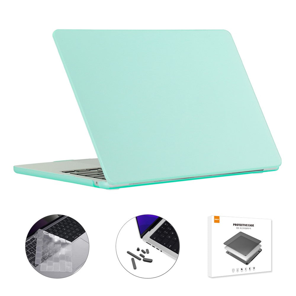 ENKAY HAT PRINCE for MacBook Air 13 inch (2026) A3449 / (2025) A3240 / (2024) A3113 / (2022) A2681 Case + Ultra Slim TPU Keyboard Film