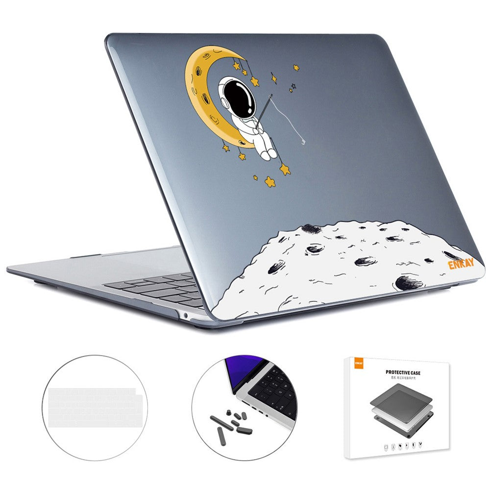 ENKAY HAT PRINCE For MacBook Air 13 inch (2026) A3449 / (2025) A3240 / (2024) A3113 / (2022) A2681 (EU) Laptop Case with TPU Keyboard Film