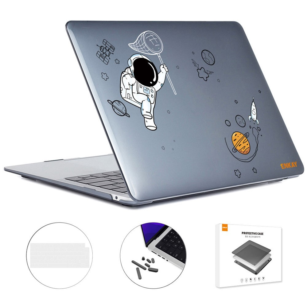 ENKAY HAT PRINCE For MacBook Air 13 inch (2026) A3449 / (2025) A3240 / (2024) A3113 / (2022) A2681 (EU) Laptop Case with TPU Keyboard Film