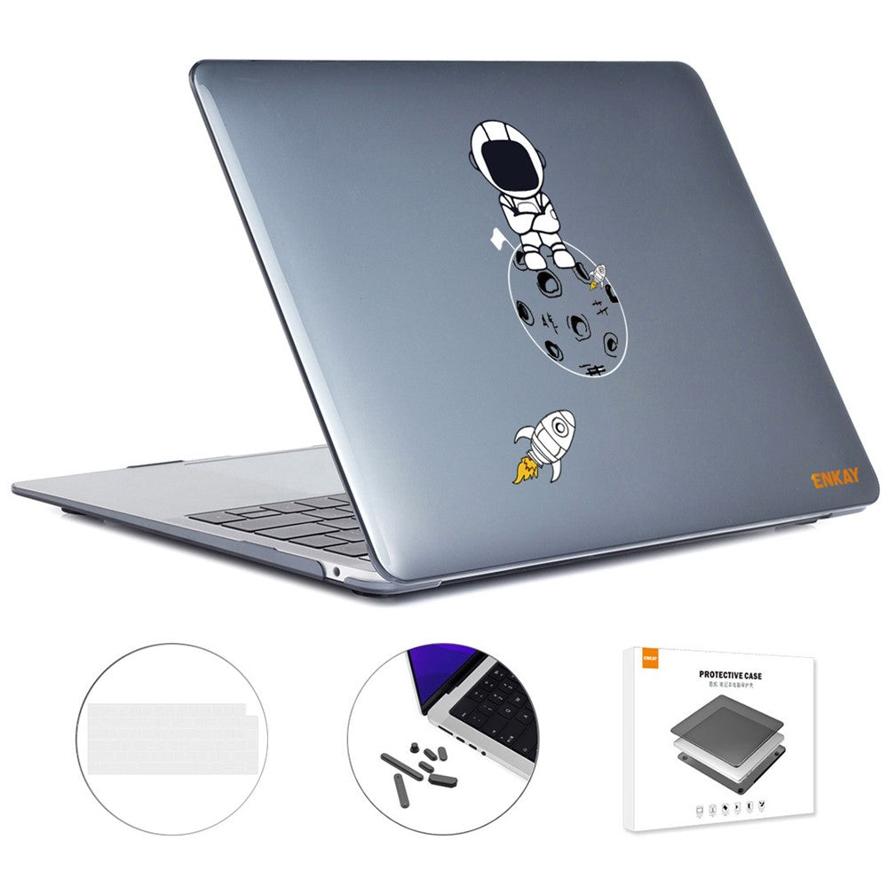 ENKAY HAT PRINCE For MacBook Air 13 inch (2026) A3449 / (2025) A3240 / (2024) A3113 / (2022) A2681 (EU) Laptop Case with TPU Keyboard Film