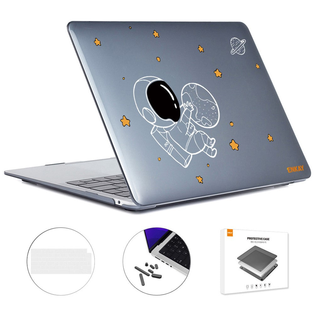 ENKAY HAT PRINCE For MacBook Air 13 inch (2026) A3449 / (2025) A3240 / (2024) A3113 / (2022) A2681 (EU) Laptop Case with TPU Keyboard Film