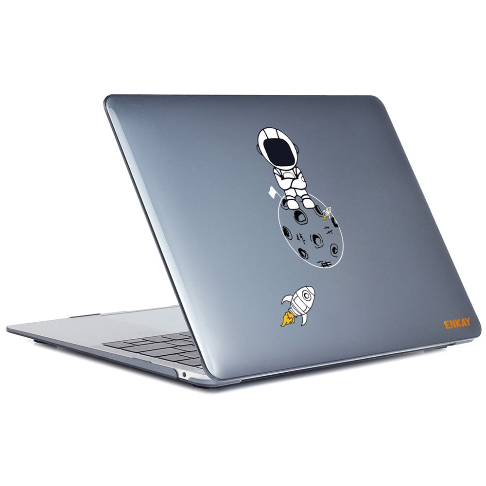 ENKAY HAT PRINCE For MacBook Air 13 inch (2020) A2179 / A2337 (US Version) Astronaut Pattern Anti-Scratch Laptop Case with TPU Keyboard Cover + Dust-Proof Plugs