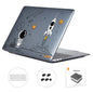 ENKAY HAT PRINCE For MacBook Air 13 inch (2020) A2179 / A2337 (US Version) Astronaut Pattern Anti-Scratch Laptop Case with TPU Keyboard Cover + Dust-Proof Plugs