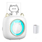 C23 Cute Mini Portable Printer Thermal 200DPI HD Printer with Colorful Light for Students
