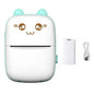 C9 Inkless Printer Portable Thermal Photo Printer Compact Pocket Student Mini Label Printer