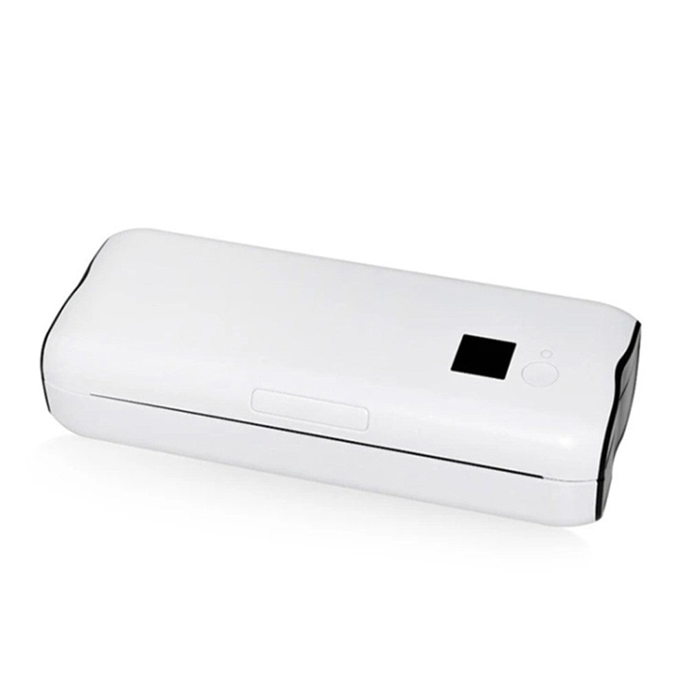 A4 Mini Phone Bluetooth-compatible USB Connection Inkless Printer Rechargeable ABS Thermal Photo Printer with 50 Print Papers