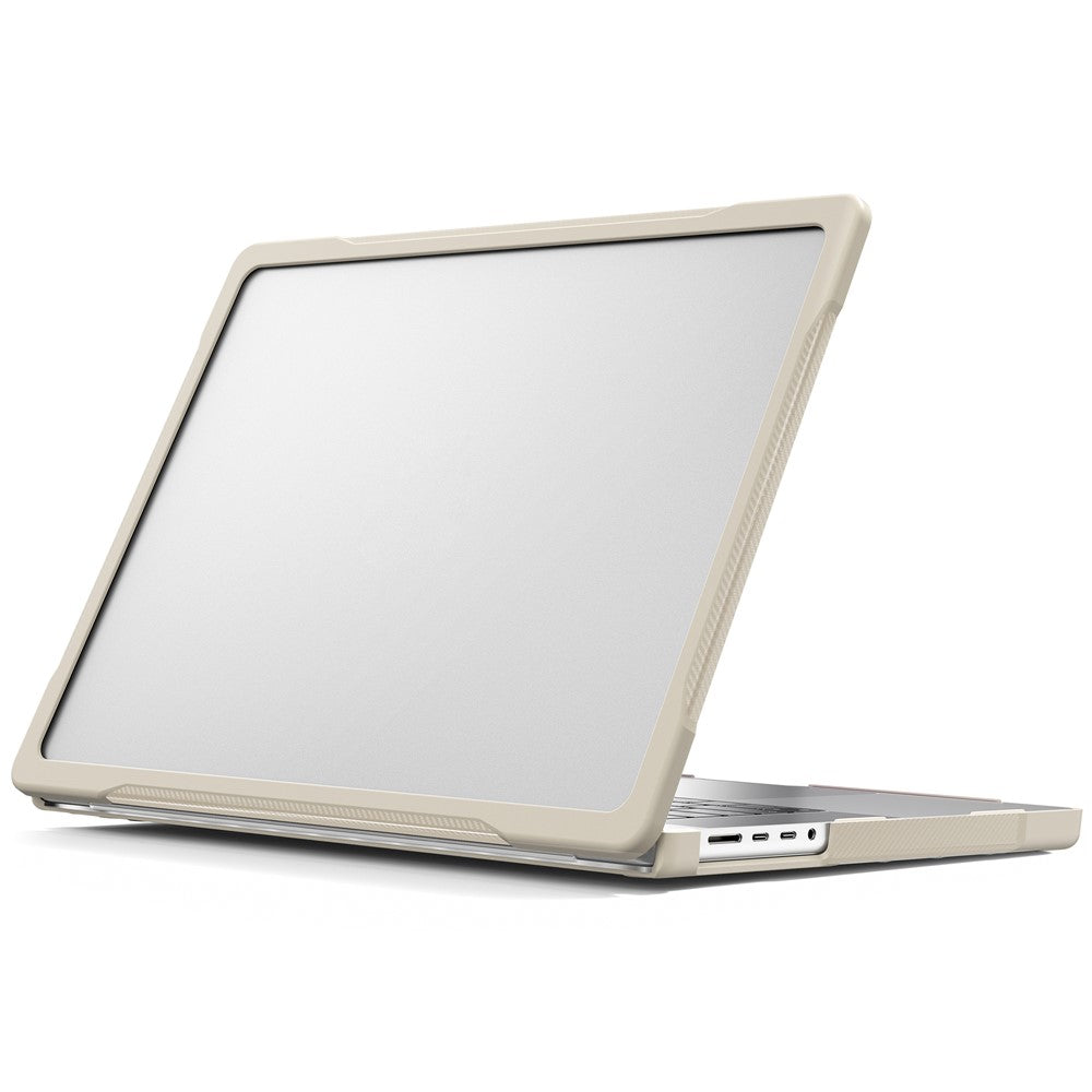 For MacBook Pro 16 inch (2026) A3429 A3428 / (2025) A3186 A3403 / (2024) A2991 / (2023) A2780 / (2021) A2485 PC+TPU Laptop Cover Anti-Drop Shockproof Case