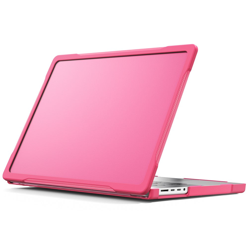 For MacBook Pro 16 inch (2026) A3429 A3428 / (2025) A3186 A3403 / (2024) A2991 / (2023) A2780 / (2021) A2485 PC+TPU Laptop Cover Anti-Drop Shockproof Case