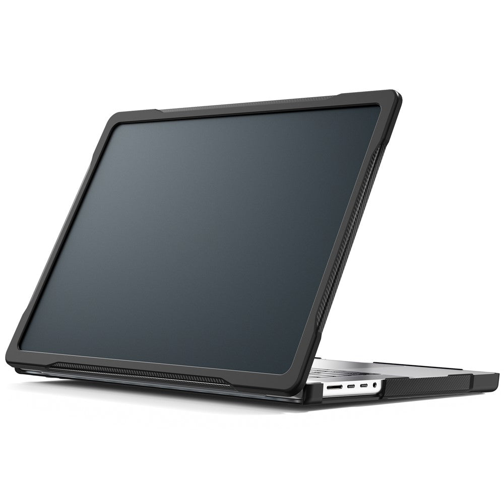 For MacBook Pro 16 inch (2026) A3429 A3428 / (2025) A3186 A3403 / (2024) A2991 / (2023) A2780 / (2021) A2485 PC+TPU Laptop Cover Anti-Drop Shockproof Case