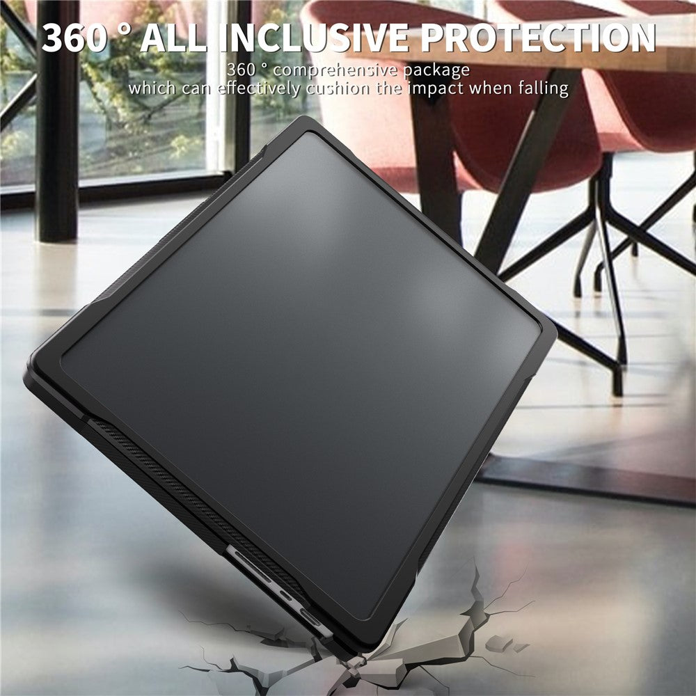 For MacBook Pro 14 inch (2026) A3427 A3426 / (2025) A3434 A3112 A3185 A3401 / (2024) A2918 A2992 / (2023) A2779 / (2022) / (2021) A2442 Case PC+TPU Anti-Cracking Protective Cover