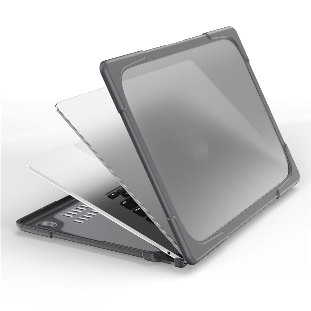 Laptop Case for Macbook Air 15 inch (2026) A3448 / (2025) A3241 / (2024) A311 / (2023) A2941 Stand Design Notebook Anti-Scratch Hard PC Cover