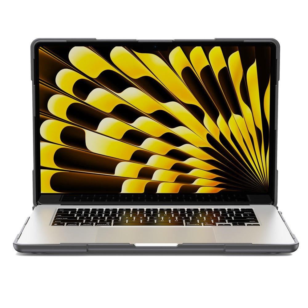 Laptop Case for Macbook Air 15 inch (2026) A3448 / (2025) A3241 / (2024) A311 / (2023) A2941 Stand Design Notebook Anti-Scratch Hard PC Cover
